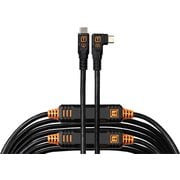 テザープロ オプティマ 10G USB-C ケーブル ライトアングル(9.4m) ブラック データ転送専用ケーブル CUC31RTG2-BLK