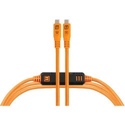 テザープロ オプティマ 10G USB-C ケーブル（4.6m） オレンジ データ転送専用ケーブル CUC15G2-ORG