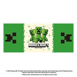 マインクラフト ザ・ムービー フェイスタオル （1）CREEPER