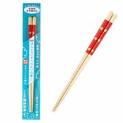ほんとうにすべらないお箸 ちどり柄 レッド 21cm HSR-107