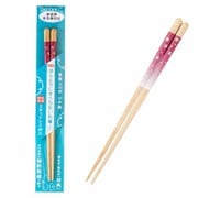 ほんとうにすべらないお箸 花柄 ピンク 21cm HSR-109