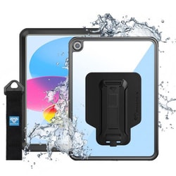 IP68 Waterproof Case with Hand Strap for iPad （A16）/iPad （10th） ブラック MXS-iPad-N5
