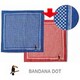 タオルハンカチ 25×25cm Libre Towel Handkerchief（リブレ タオルハンカチ） BANDANA DOT RE