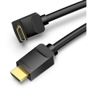 HDMIケーブル L字 直角 270度 HDMI2.0 4K/60Hz 3m ブラック AA-0133