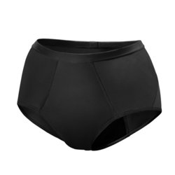 吸水ショーツ ベア エアライト ショーツ フルカバー XL ブラック