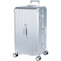 スーツケース GRANMAX 旅行日数目安：8～10泊 98L TSAロック搭載 前輪ストッパー 抗菌・抗ウィルス GM-056-28 クロームシルバー