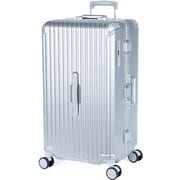 スーツケース GRANMAX 旅行日数目安:8~10泊 98L TSAロック搭載 前輪ストッパー 抗菌・抗ウィルス GM-056-28 クロームシルバー
