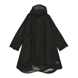 ニュースタンダードレインポンチョ 2ND レインウェア レインコート レインポンチョ 男女兼用 ユニセックス 台風 大雨対応 ブラック K404-900