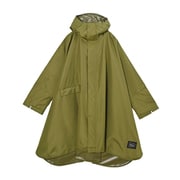 ニュースタンダードレインポンチョ 2ND レインウェア レインコート レインポンチョ 男女兼用 ユニセックス 台風 大雨対応 カーキ K404-906
