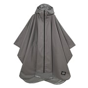 レインポンチョ 2ND レインウェア レインコート レインポンチョ 男女兼用 ユニセックス 大雨対応 日常 ライトグレー K405-948