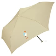 折りたたみ傘 日傘 晴雨兼用 サニーアンドレイニー ミニ 55cm 手開き式 UVカット 紫外線防止効果 ベージュ AL02-039-002BE