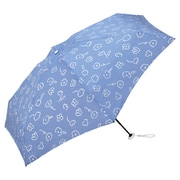 折りたたみ傘 日傘 晴雨兼用 ベビーアンブレラ 50cm 手開き式 UVカット 紫外線防止効果 軽量 グラフィティフラワーブルー CO02-539-002