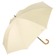 長傘 日傘 晴雨兼用 遮光 ノーブルベーシック 55cm 手開き式 完全UVカット ベージュ 81-11912-101BE
