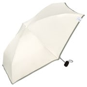 折りたたみ傘 日傘 晴雨兼用 遮光 トラベルパラソル ミニ 47cm 手開き式 完全UVカット オフ(オフホワイト) 801-11490-102OF