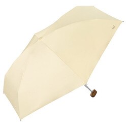 日傘 折りたたみ傘 晴雨兼用 遮光 ノーブルベーシック ミニ 50cm 手開き式 一級遮光 UVカット率100％ 遮熱効果 内側黒コーティング加工 UPF50＋ はっ水加工 ベージュ 801-11912-102BE