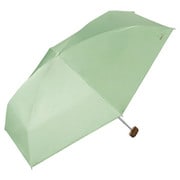 折りたたみ傘 日傘 晴雨兼用 遮光 ノーブルベーシック ミニ 50cm 手開き式 完全UVカット グリーン 801-11912-102GR