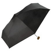 折りたたみ傘 日傘 晴雨兼用 遮光 ノーブルベーシック ミニ 50cm 手開き式 完全UVカット ブラック 801-11912-102BK