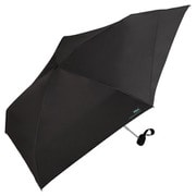 折りたたみ傘 日傘 晴雨兼用 遮光 バックプロテクトパラソル タイニー 50cm 手開き式 完全UVカット ブラック×ブラック 801-12436-102BK×BK