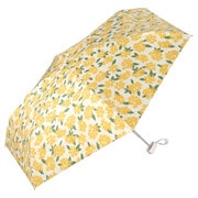 折りたたみ傘 日傘 晴雨兼用 遮光 お守りパラソル ミニ 50cm 手開き式 完全UVカット イエロー 801-12715-102YE