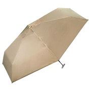 折りたたみ傘 日傘 晴雨兼用 遮光 エアリアルタイニー 50cm 手開き式 完全UVカット モカ 801-12803-102モカ