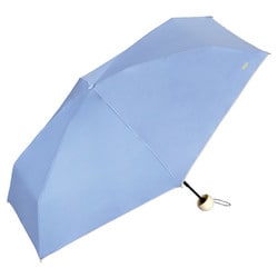 日傘 折りたたみ傘晴雨兼用 遮光 ベビーコロン ミニ 47cm 手開き式 一級遮光 UVカット率100％ 遮熱効果 内側黒コーティング加工 UPF50＋ はっ水加工 ブルー 801-19593-102BL