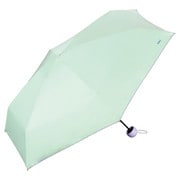 折りたたみ傘 日傘 晴雨兼用 遮光 ベビーコロン ミニ 47cm 手開き式 遮光率100% UVカット率100% ミント 801-19593-102MT