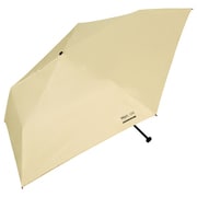 折りたたみ傘 日傘 晴雨兼用 IZA(イーザ) 【ULTRA LIGHT】 ウルトラ ライト 50cm 手開き式 遮光率100% UVカット率100% ベージュ ZA018-001-102BE