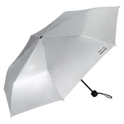 折りたたみ傘 日傘 晴雨兼用 IZA(イーザ) 【WIND RESISTANCE】 ウィンドレジスタンス 55cm 手開き式 遮光率100% UVカット率100% シルバー ZA019-001-102SV