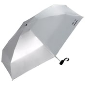 折りたたみ傘 日傘 晴雨兼用 IZA(イーザ) 【COMPACT】 コンパクト 53cm 手開き式 遮光率100% UVカット率100% シルバー ZA020-001-102SV