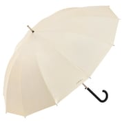 長傘 日傘 晴雨兼用 SiNCA(シンカ) LONG 63 12K 63cm ジャンプ式 遮光率100% UVカット率99.9% 12本骨 オフ(オフホワイト) SIP-01-101OF