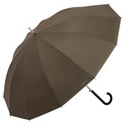 長傘 日傘 晴雨兼用 SiNCA(シンカ) LONG 63 12K 63cm ジャンプ式 遮光率100% UVカット率99.9% 12本骨 ブラウン SIP-01-101BR