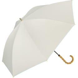日傘 長傘 晴雨兼用 遮光 インサイドカラー 50cm 手開き式 一級遮光 UVカット率100％ UPF50＋ はっ水加工 オフ（オフホワイト） 81-12973-101OF
