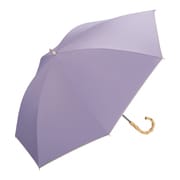 長傘 日傘 晴雨兼用 遮光 インサイドカラー 50cm 手開き式 遮光率100% UVカット率100% パープル 81-12973-101PU