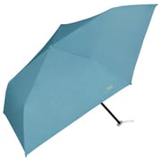 折りたたみ傘 日傘 晴雨兼用 遮光軽量 ソリッド ミニ 50cm 手開き式 遮光率100% UVカット率99.9% 軽量 ブルーグレー 801-11626-102BLGY