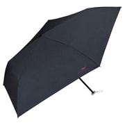 折りたたみ傘 日傘 晴雨兼用 遮光軽量 ソリッド ミニ 50cm 手開き式 遮光率100% UVカット率99.9% 軽量 ブラック 801-11626-102BK