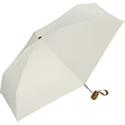 折りたたみ傘 日傘 晴雨兼用 遮光 インサイドカラーtiny 50cm 手開き式 遮光率100% UVカット率100% オフ(オフホワイト) 801-12973-102OF