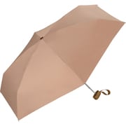 折りたたみ傘 日傘 晴雨兼用 遮光 インサイドカラーtiny 50cm 手開き式 遮光率100% UVカット率100% ベージュ 801-12973-102BE