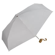 折りたたみ傘 日傘 晴雨兼用 遮光 インサイドカラーtiny 50cm 手開き式 遮光率100% UVカット率100% グレー 801-12973-102GY