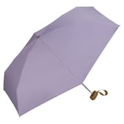 折りたたみ傘 日傘 晴雨兼用 遮光 インサイドカラーtiny 50cm 手開き式 遮光率100% UVカット率100% パープル 801-12973-102PU
