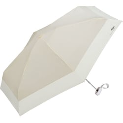 日傘 折りたたみ傘 晴雨兼用 遮光 切り継ぎ tiny（タイニー） 47cm 手開き式 一級遮光 UVカット率100％ 5段骨 遮熱効果 内側黒コーティング加工 UPF50＋ はっ水加工 ベージュ 801-16702-102BE