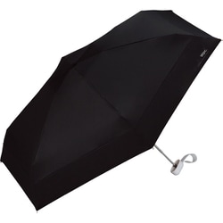日傘 折りたたみ傘 晴雨兼用 遮光 切り継ぎ tiny（タイニー） 47cm 手開き式 一級遮光 UVカット率100％ 5段骨 遮熱効果 内側黒コーティング加工 UPF50＋ はっ水加工 ブラック 801-16702-102BK