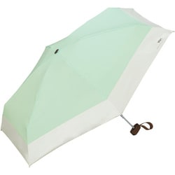 日傘 折りたたみ傘 晴雨兼用 遮光 切り継ぎ tiny（タイニー） 47cm 手開き式 一級遮光 UVカット率100％ 5段骨 遮熱効果 内側黒コーティング加工 UPF50＋ はっ水加工 ミント 801-16702-102MT