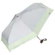 折りたたみ傘 日傘 晴雨兼用 遮光 切り継ぎtiny 47cm 手開き式 遮光率100％ UVカット率100％ ライトグレー 801-16702-102LGY