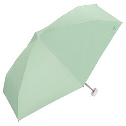 日傘 折りたたみ傘 晴雨兼用 遮光 ポシェット tiny（タイニー） 46cm 手開き式 5段骨 一級遮光 UVカット率100% 遮熱効果 内側黒コーティング加工 UPF50＋ はっ水加工 ミント 801-16896-102MT