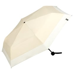 日傘 折りたたみ傘 晴雨兼用 遮光 ミニマムベーシックパラソル ユニセックス 55cm 手開き式 3段骨 一級遮光 UVカット率100％ 遮熱効果 内側黒コーティング加工 UPF50＋ はっ水加工 グラスファイバー骨 ベージュ 801-18162-102BE