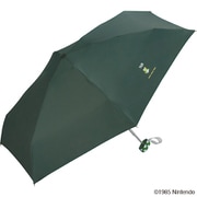 折りたたみ傘 日傘 晴雨兼用 遮光タイニー スーパーマリオブラザーズ ミニ 47cm 手開き式 完全UVカット コンパクト グリーン(ルイージ) 801-ND06-102GR