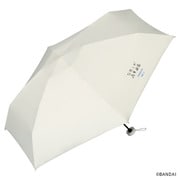折りたたみ傘 日傘 晴雨兼用 たまごっち×Wpc.っち 遮光本体モチーフ 47cm 手開き式 完全遮光 完全UVカット オフ(オフホワイト)(みみっち) 801-TM003-102OF