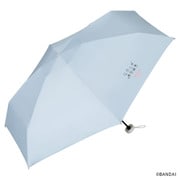 折りたたみ傘 日傘 晴雨兼用 たまごっち×Wpc.っち 遮光本体モチーフ 47cm 手開き式 完全遮光 完全UVカット サックス(くちぱっち) 801-TM003-102SX