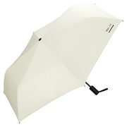 折りたたみ傘 日傘 晴雨兼用 IZA(イーザ) 【Automatic & Safe】 54cm 自動開閉式 オートマティック&セーフ 遮光率100% UVカット率100% オフ(オフホワイト) ZA021-001-102OF