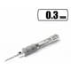 DULO r-dulo-chisel-pro-g-03 グリップ付きタガネ タングステンブレードPRO 本体 幅0.3mm [プラモデル用工具]